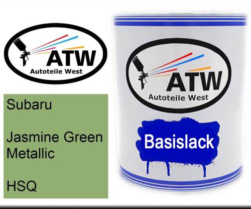 Subaru, Jasmine Green Metallic, HSQ: 1L Lackdose, von ATW Autoteile West.